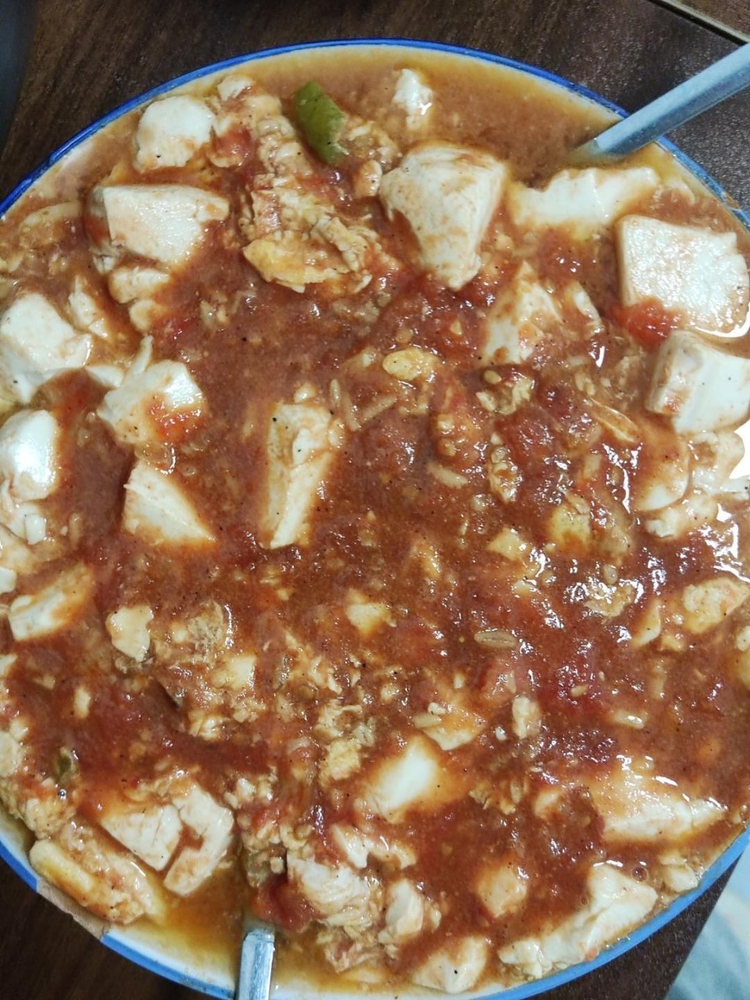 无敌诱人巨下饭鸡蛋抱豆腐