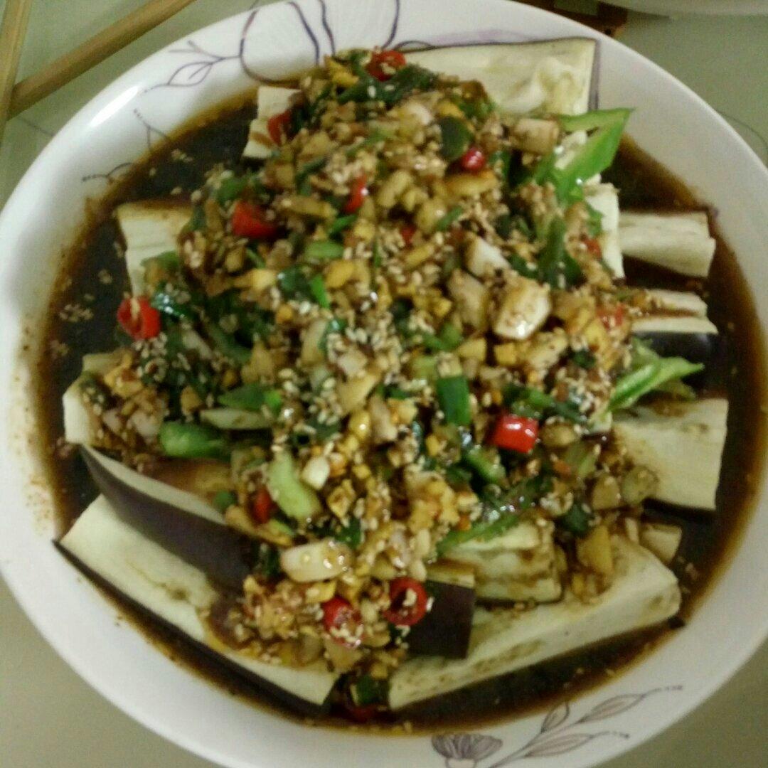 蒜拌茄子，夏日必备菜