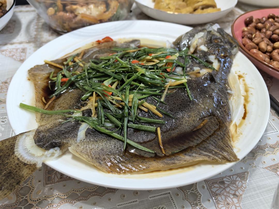 清蒸多宝鱼