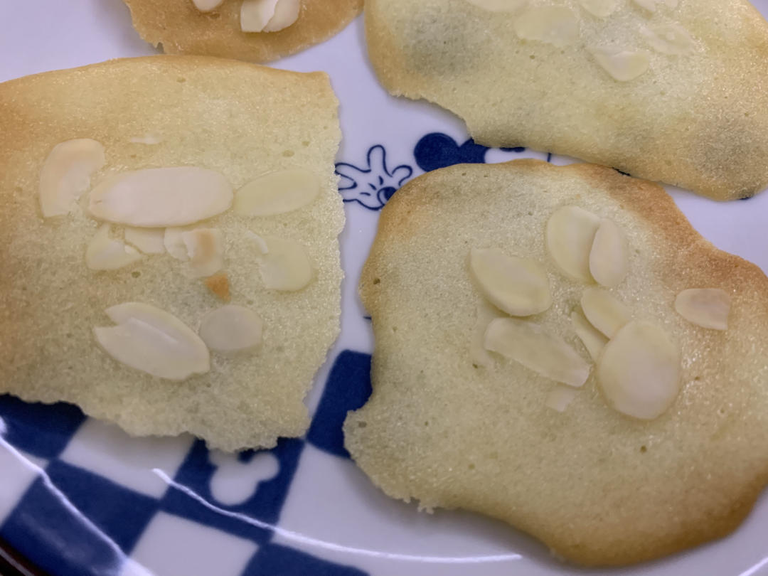 杏仁饼干，黄油杏仁脆