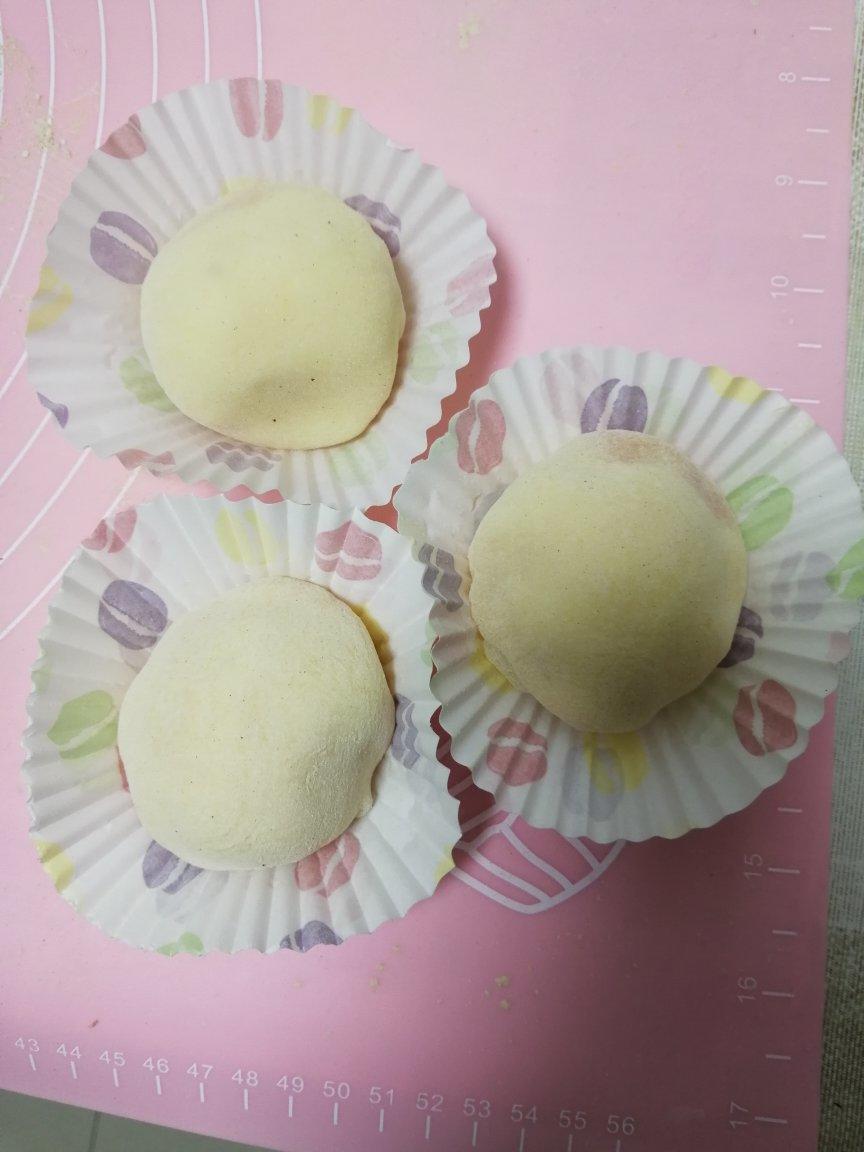 无需烤箱🥭一次成功的芒果雪媚娘❗️软糯Q弹巨好吃。
