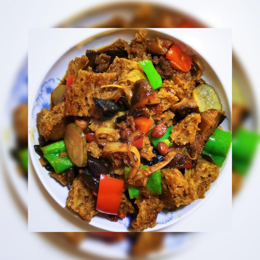 低油酸辣四喜烤麸的做法