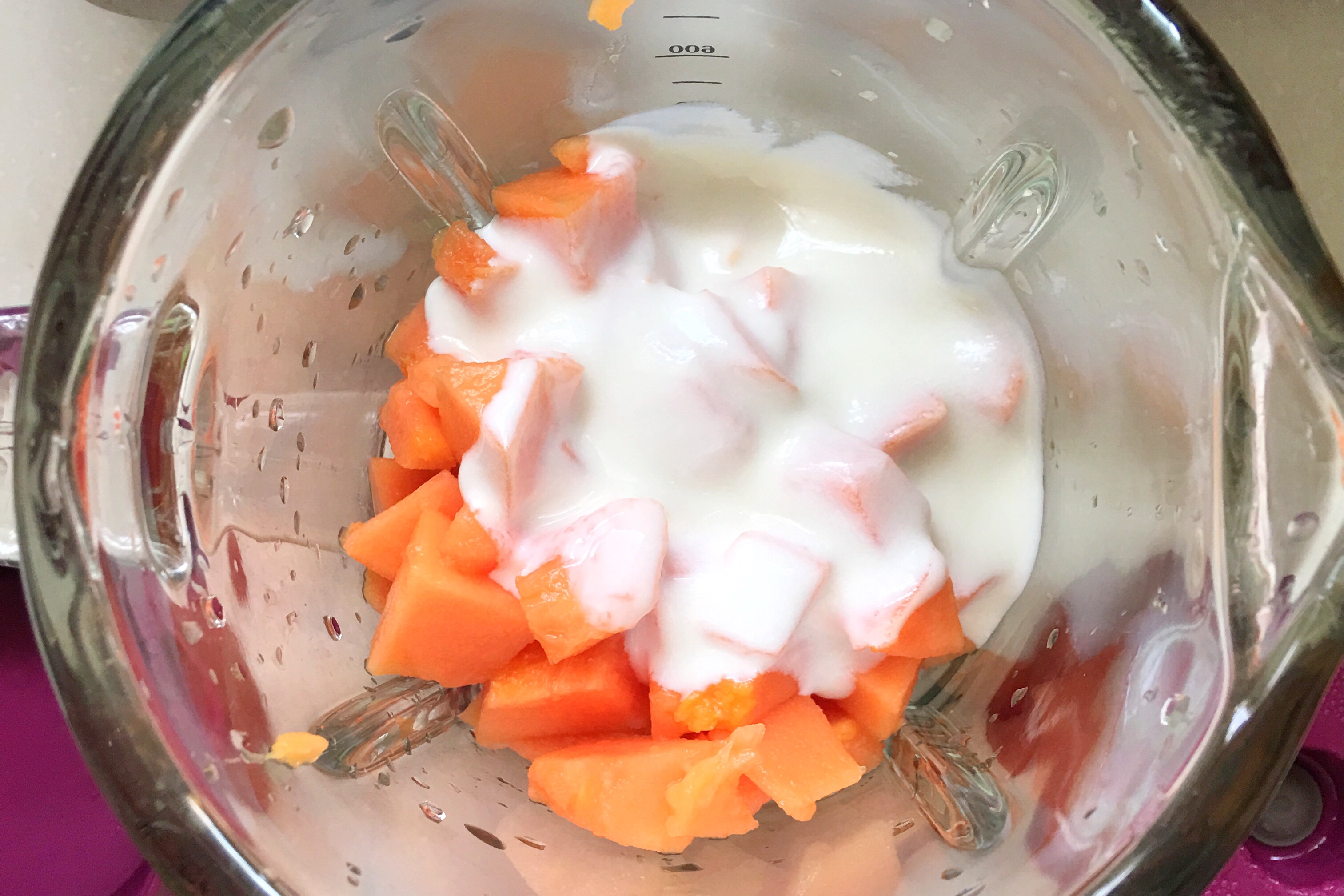 西柚木瓜酸奶的做法 步骤1