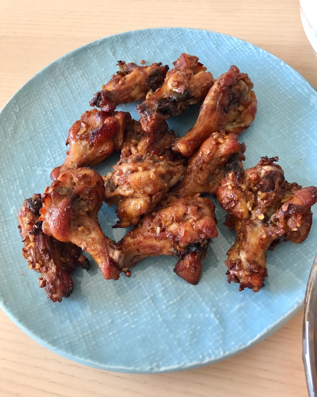 mufasa_做的蒜香烤鸡翅根