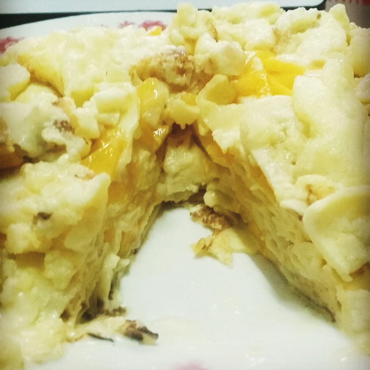 芒果千层蛋糕，100%成功告别煎皮无能