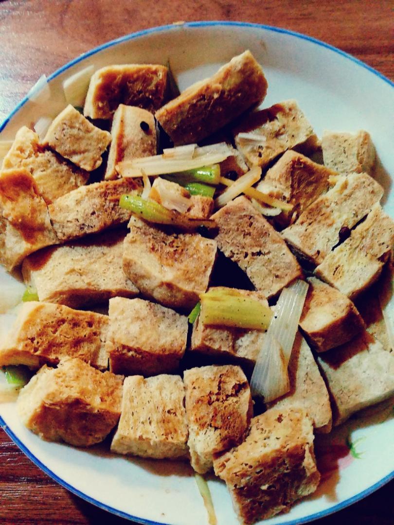 清蒸冻豆腐