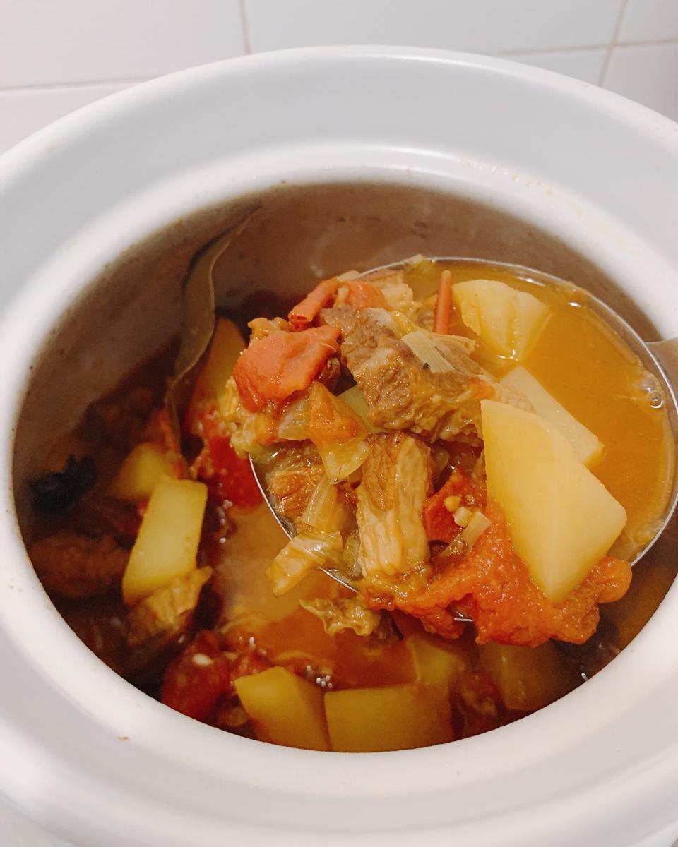 番茄土豆炖牛腩