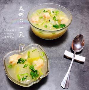 虾滑冬瓜针菇汤的做法 步骤9