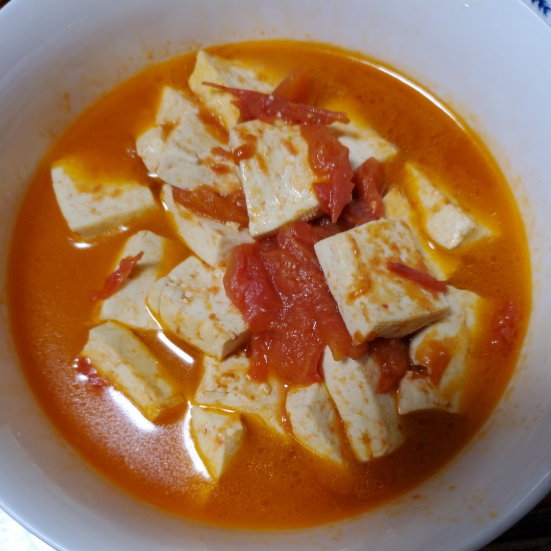 西红柿炖豆腐图片图片