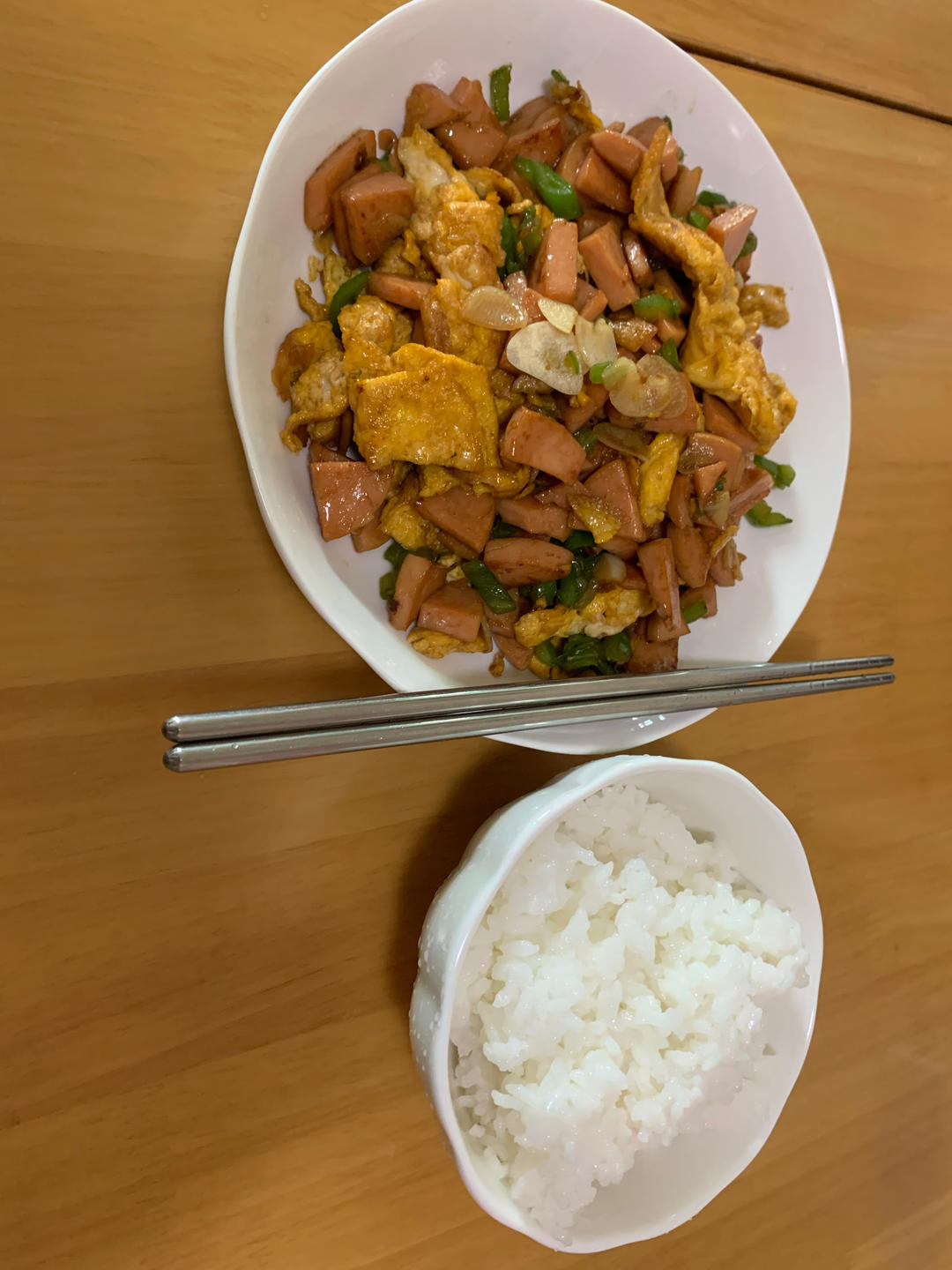 零失败🔥巨好吃又下饭的青椒火腿肠炒鸡蛋🔥