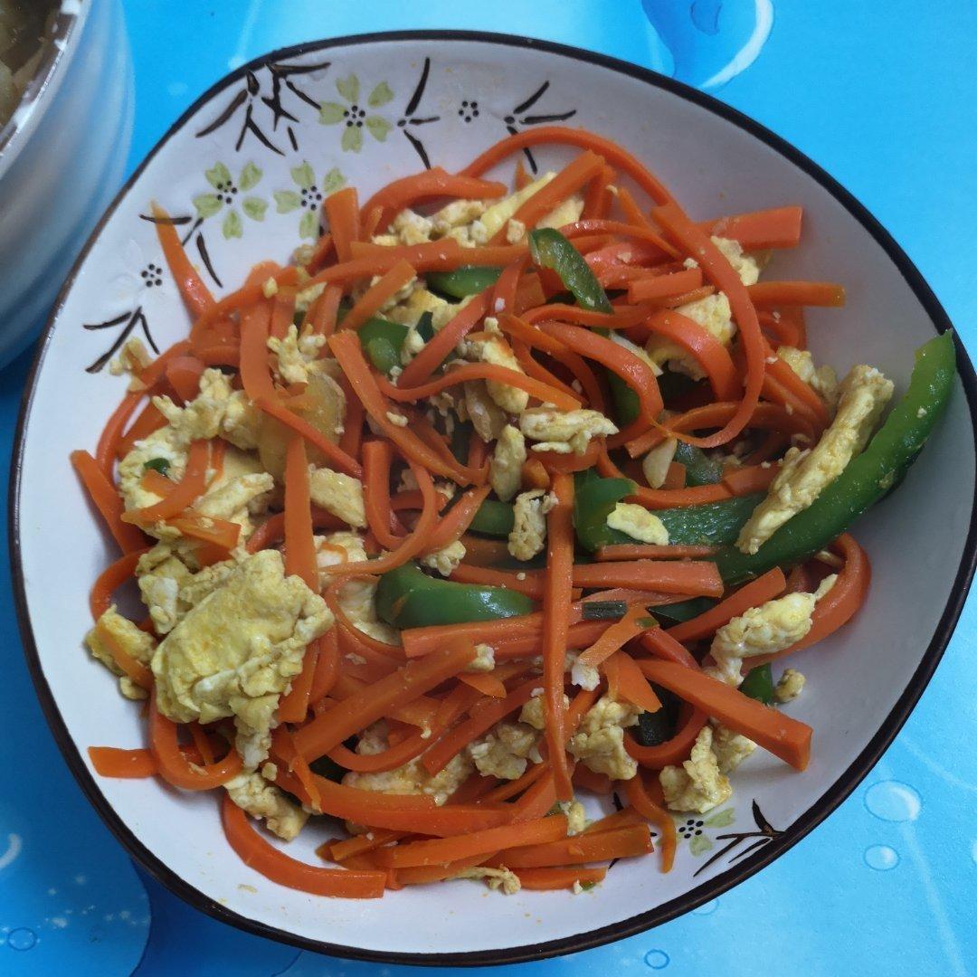 胡萝卜炒鸡蛋