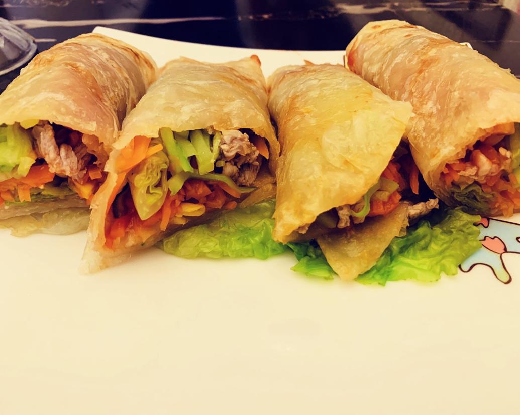 蔬菜牛肉卷的做法