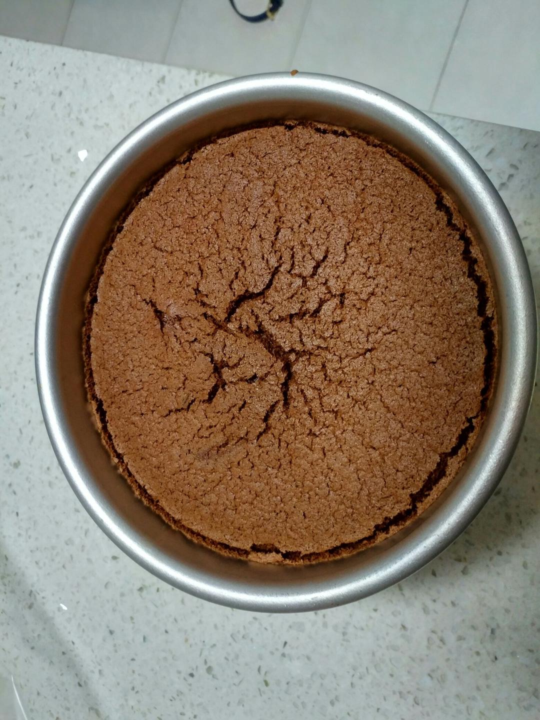 不消泡的巧克力戚风