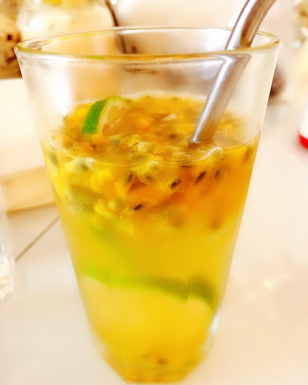 青柠/青桔百香果气泡水/夏日必备