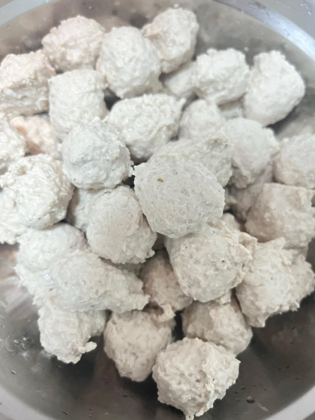 无淀粉鸡胸肉丸子（好吃 不腥 减脂健身必备）