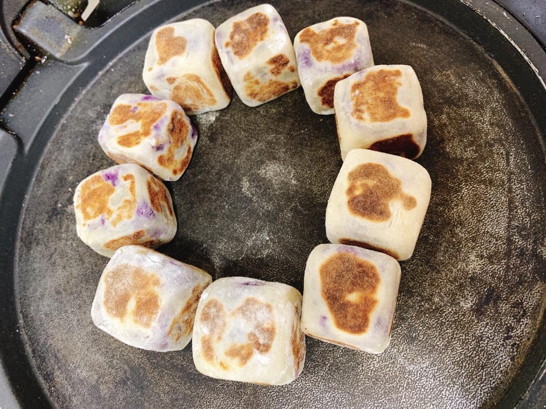 【健身无油低碳低卡甜点】简单易上手山药仙豆糕（拉丝芋泥麻薯馅）😋