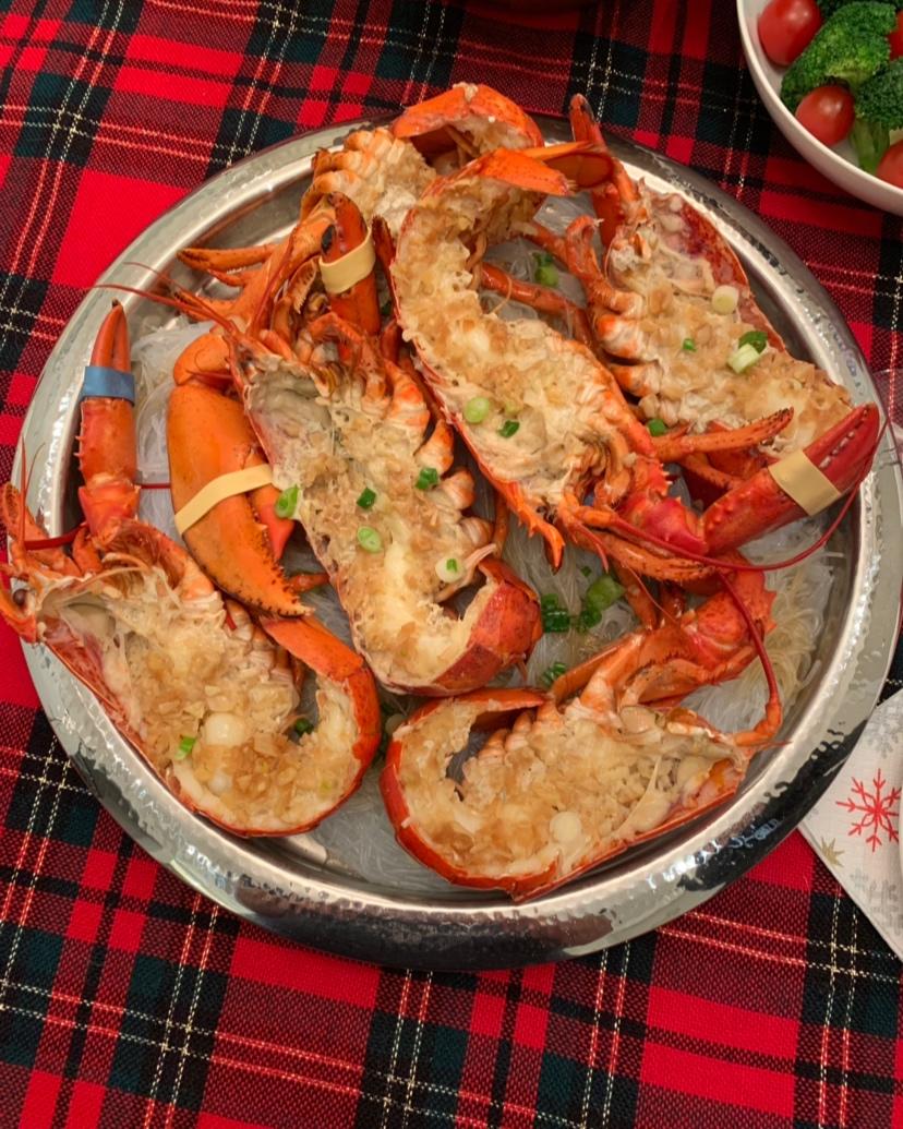 蒜蓉龙虾蒸粉丝