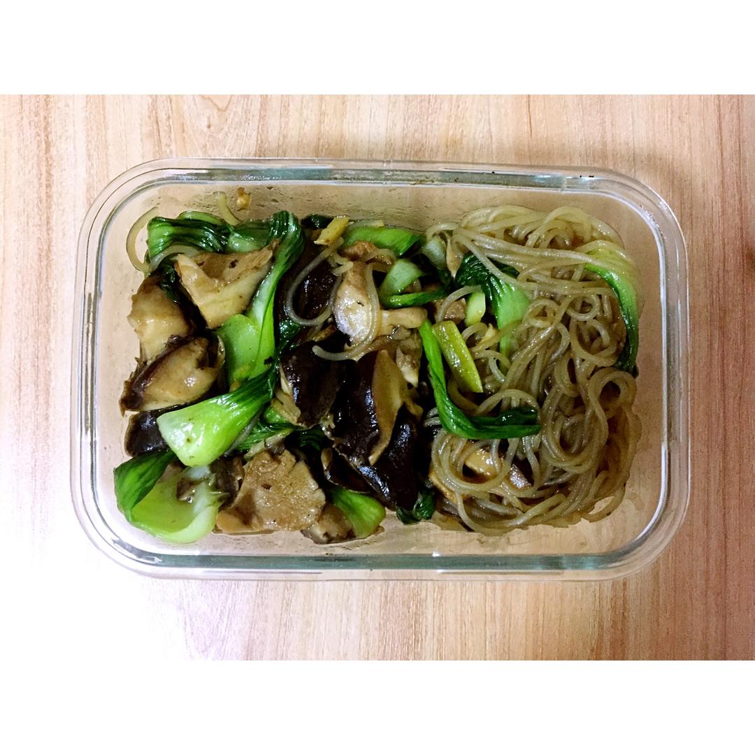香菇炒肉，超级下饭哦
