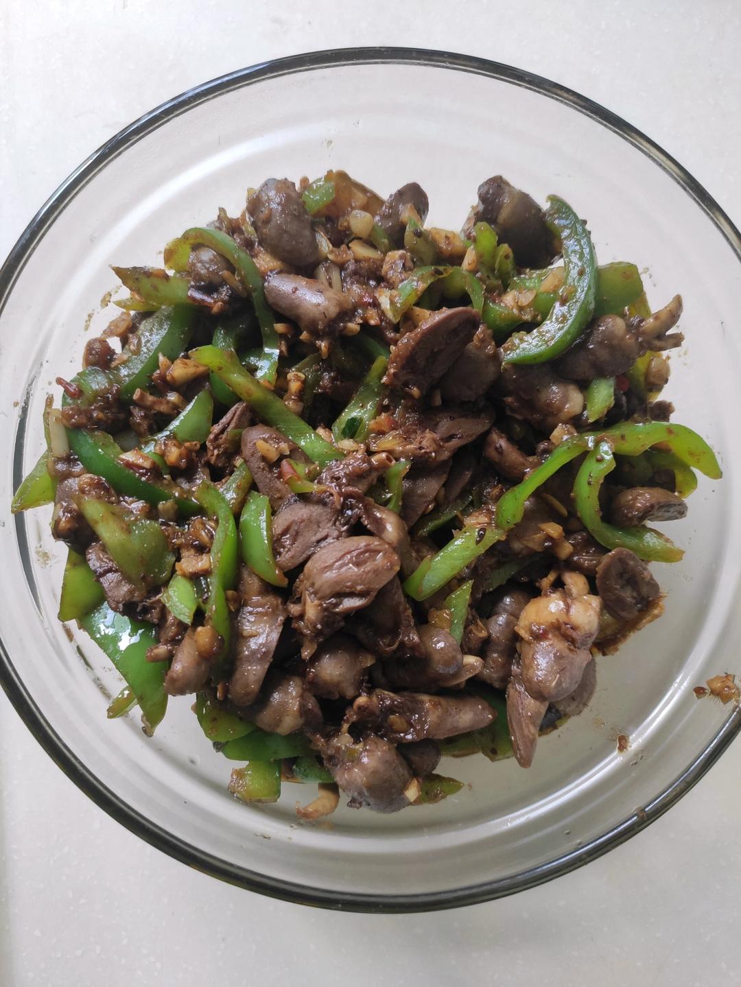 辣炒鸡心