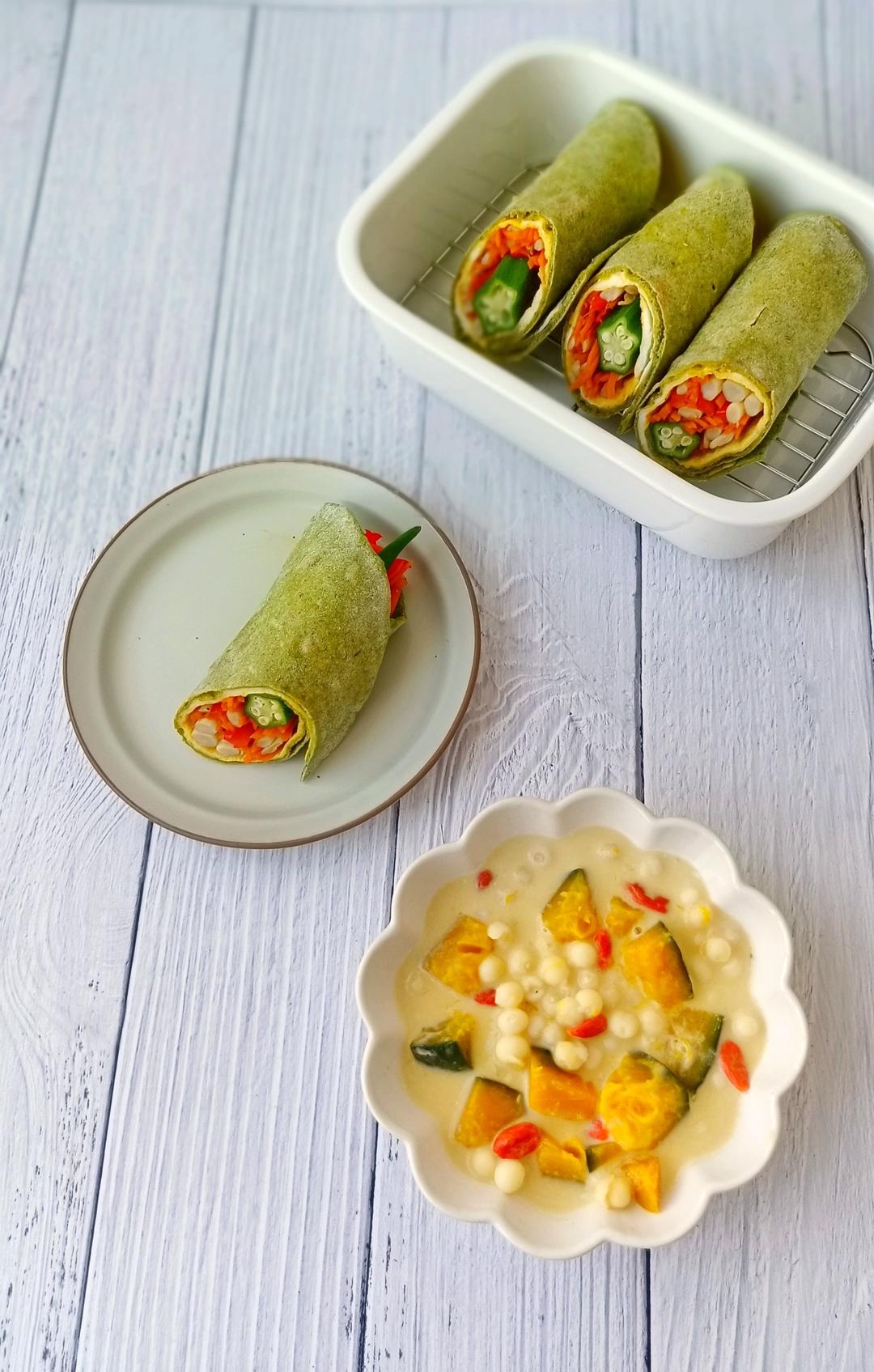 咸味  南瓜椰浆鸡头米