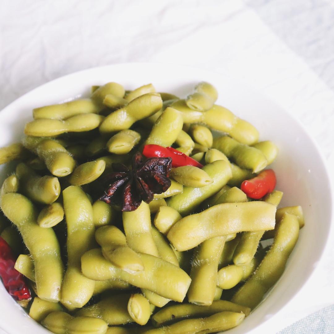 香辣煮毛豆.五香毛豆