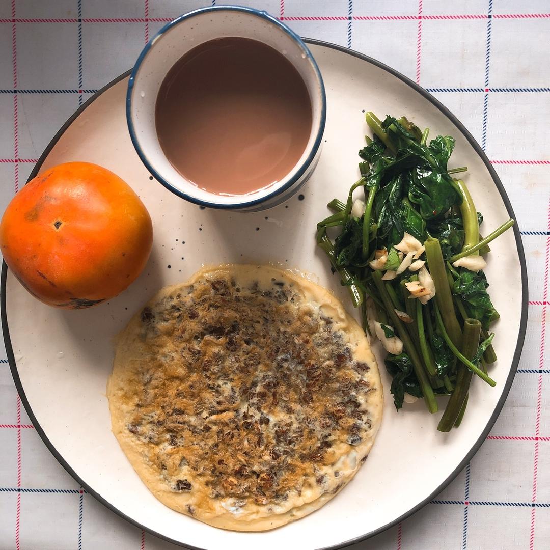 快手无油鸡蛋燕麦饼