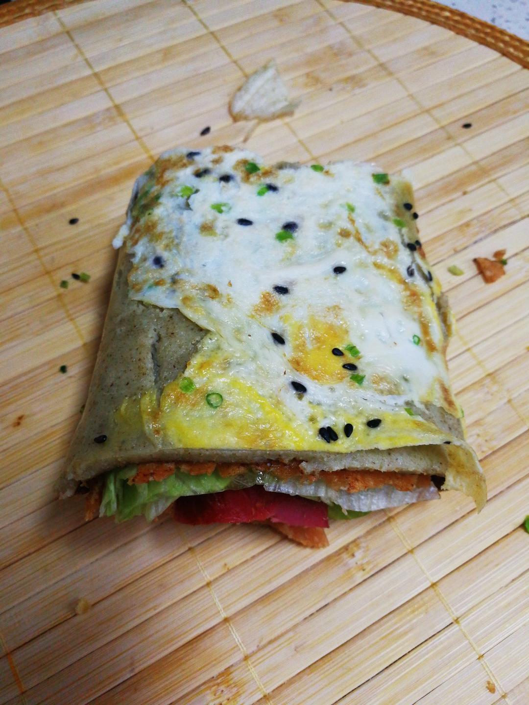 平底锅版煎饼果子