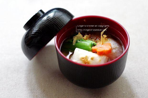 日式年糕汤——白酱汤的做法