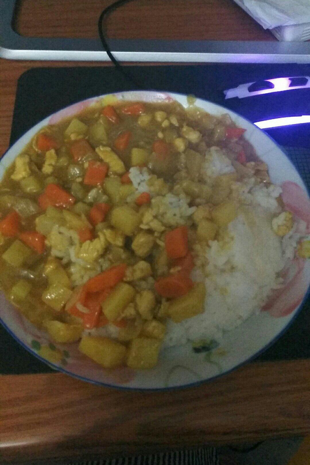 激萌咖喱米饭