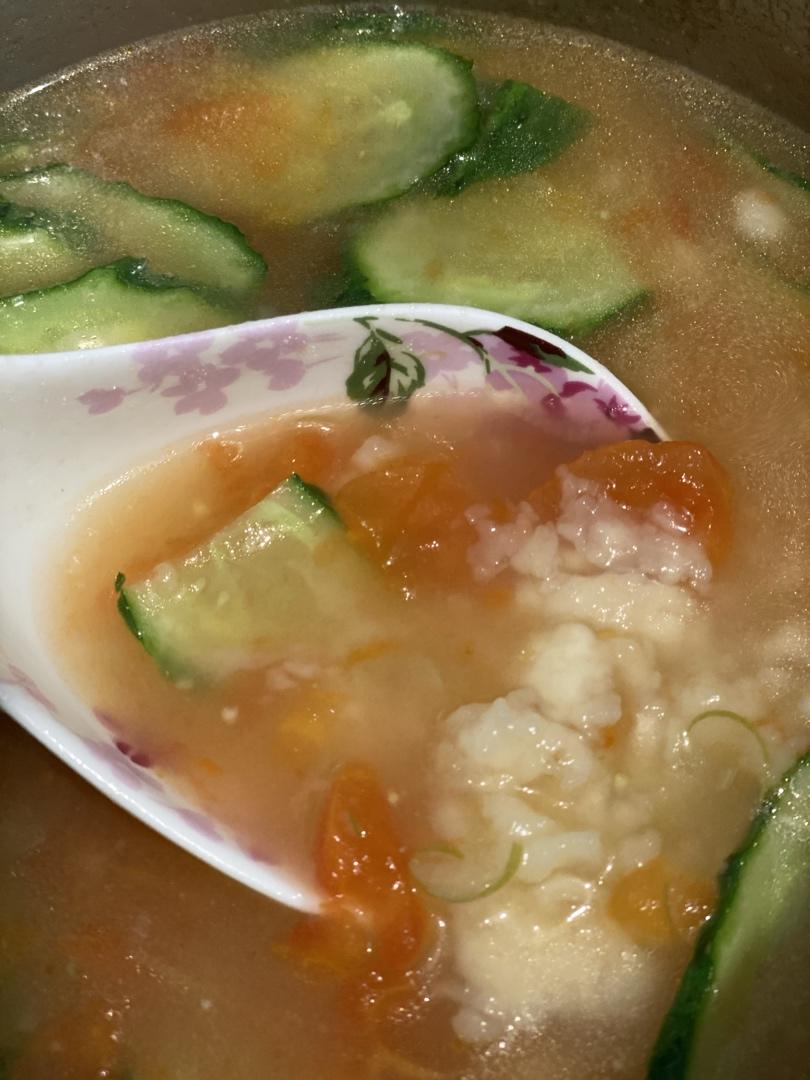 简单早餐-疙瘩汤