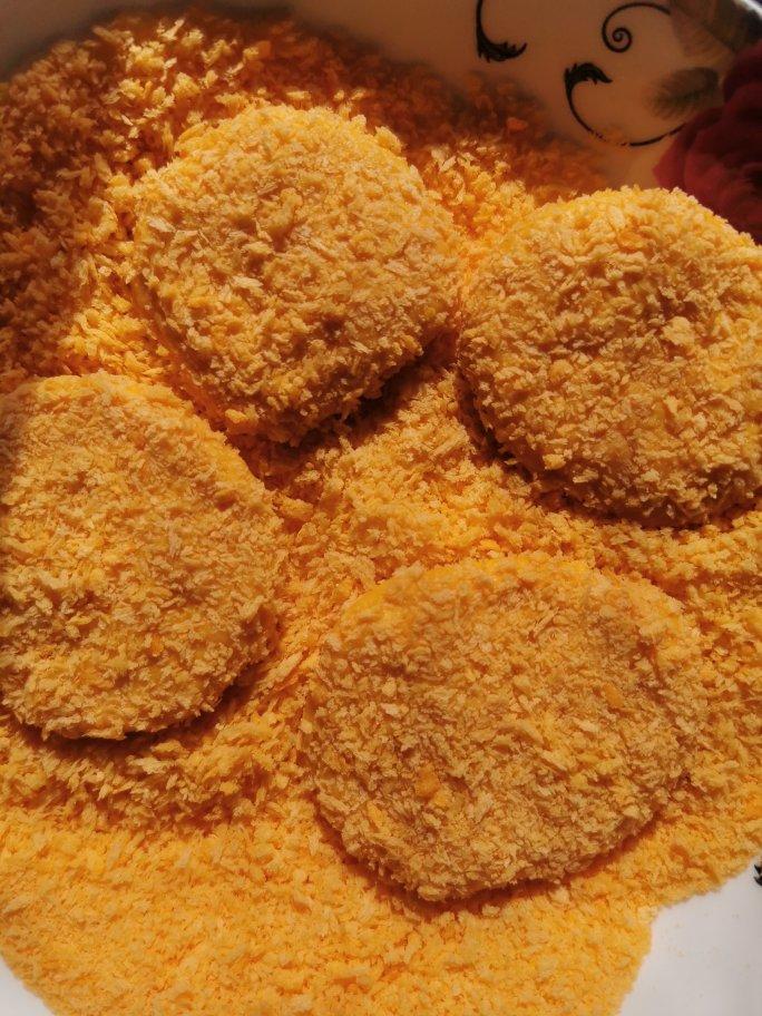 裹了面包糠的南瓜饼·速成