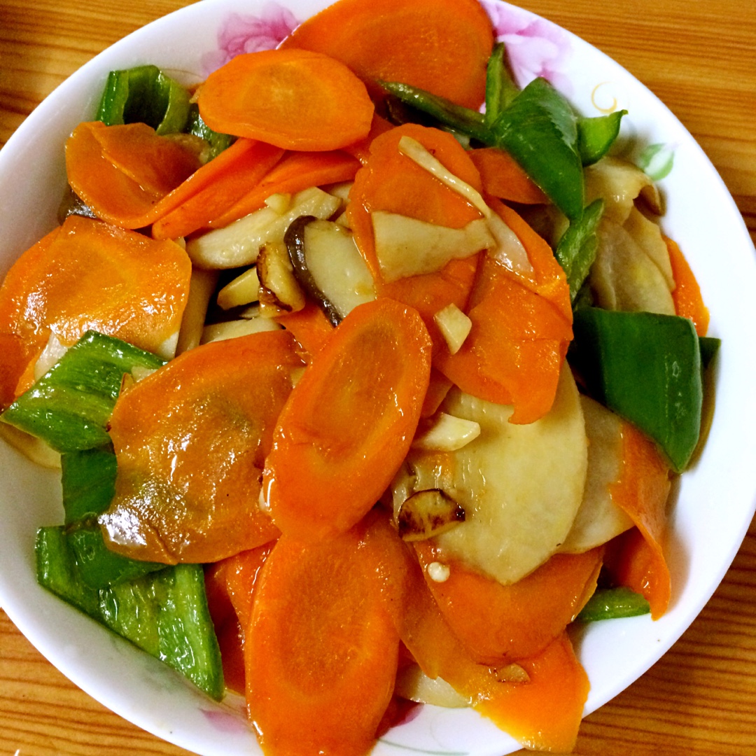 老丁的私房菜-美极杏鲍菇