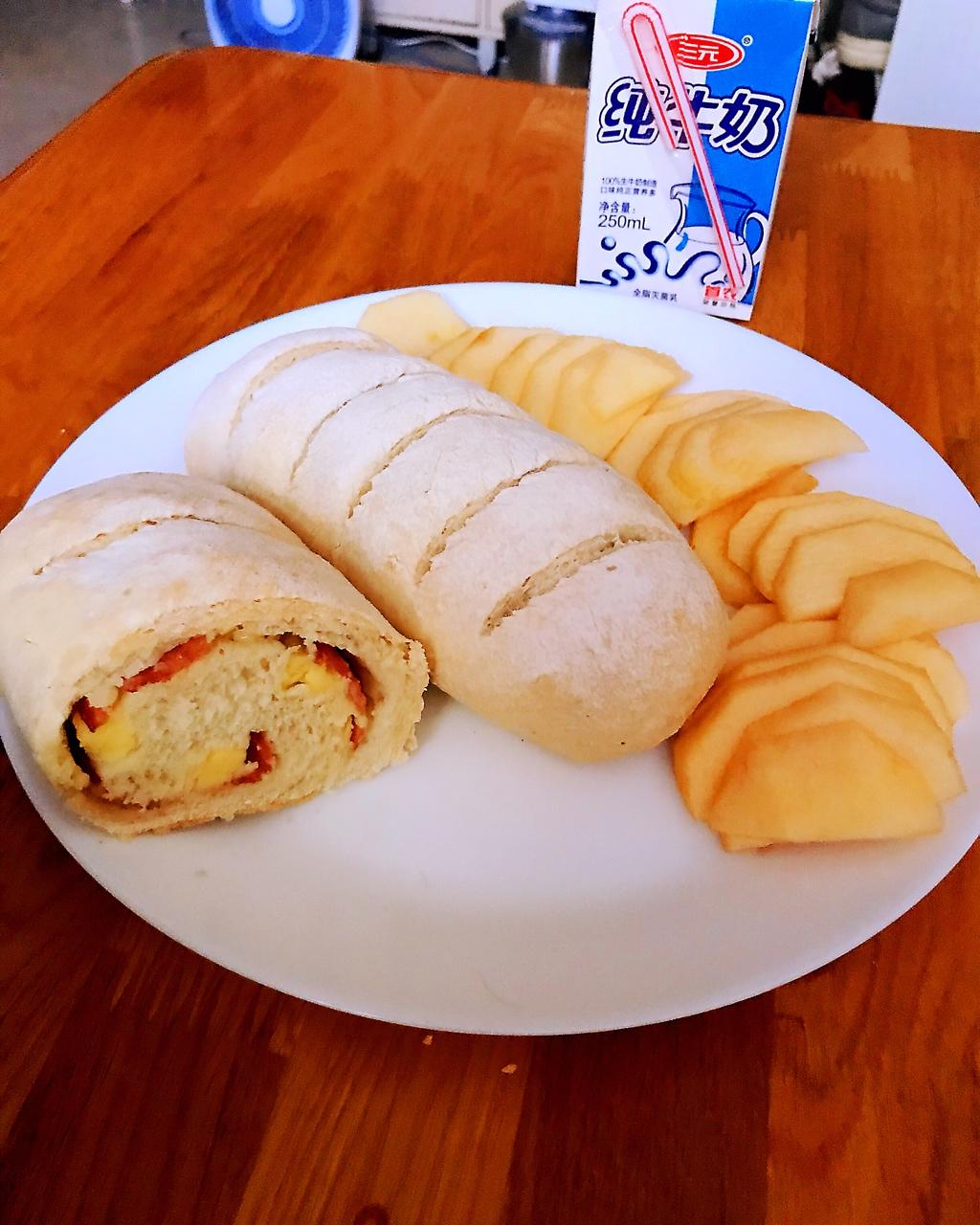 法式脆皮培根面包