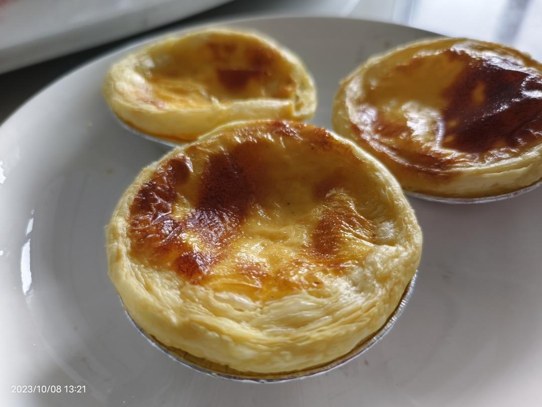 空气炸锅版全蛋葡式蛋挞『秒杀KFC』悠伴空气炸锅