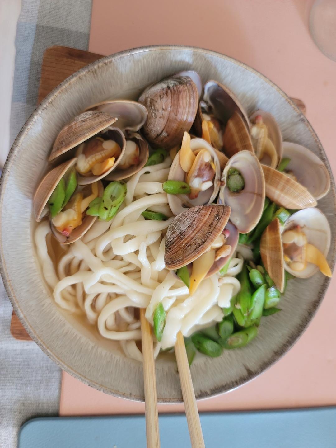 🍜大连特色芸豆蚬子面🍜