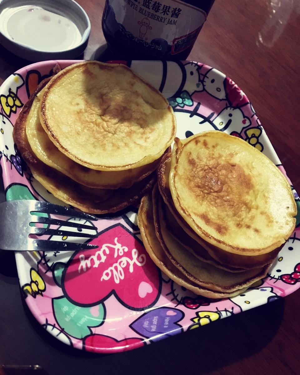 无油无糖香蕉松饼