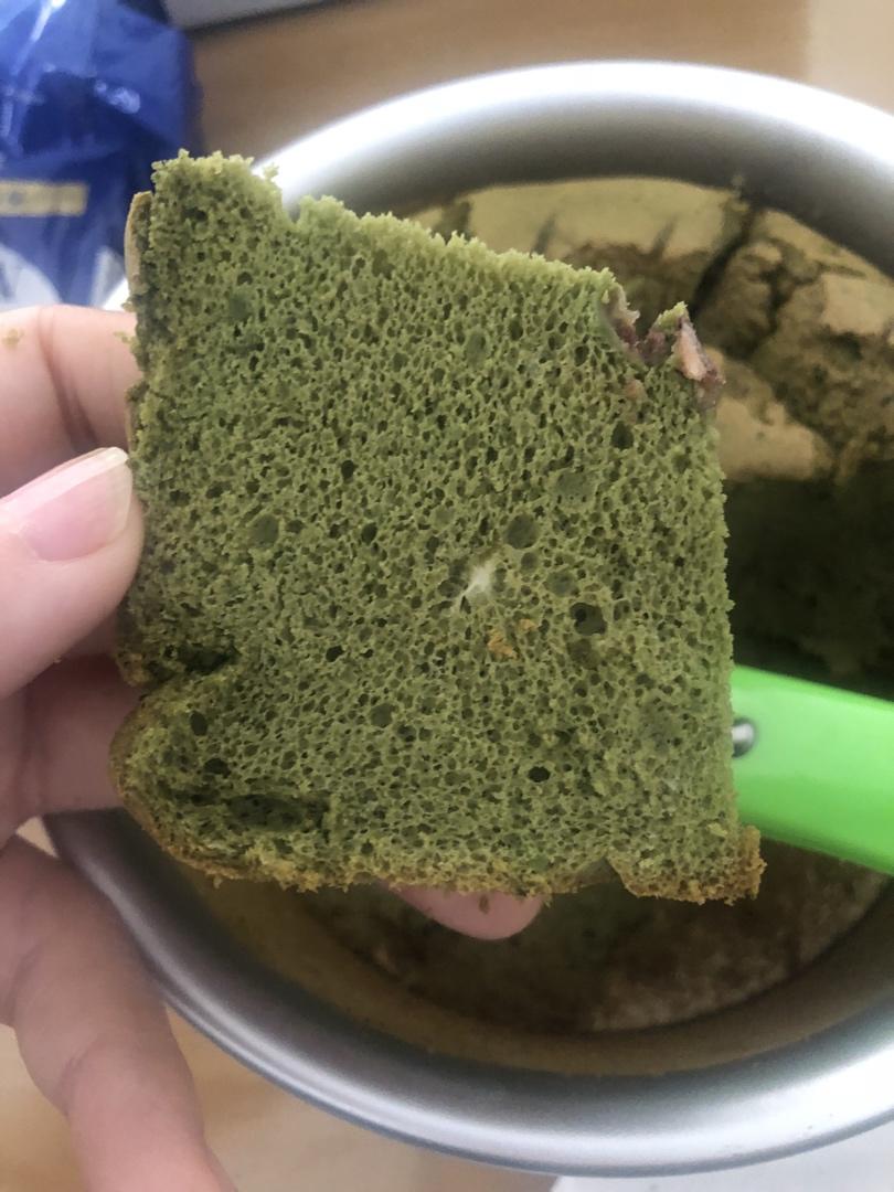 细腻绵软抹茶红豆戚风【附蜜红豆分布均匀小技巧】