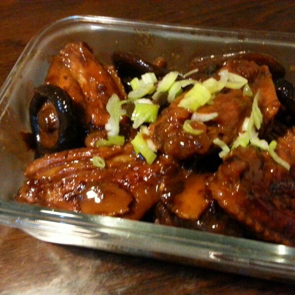 蚝油香菇鸡翅