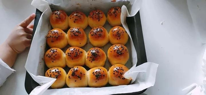 奶黄小餐包-一次发酵超好吃（附快手奶黄馅制作方法）