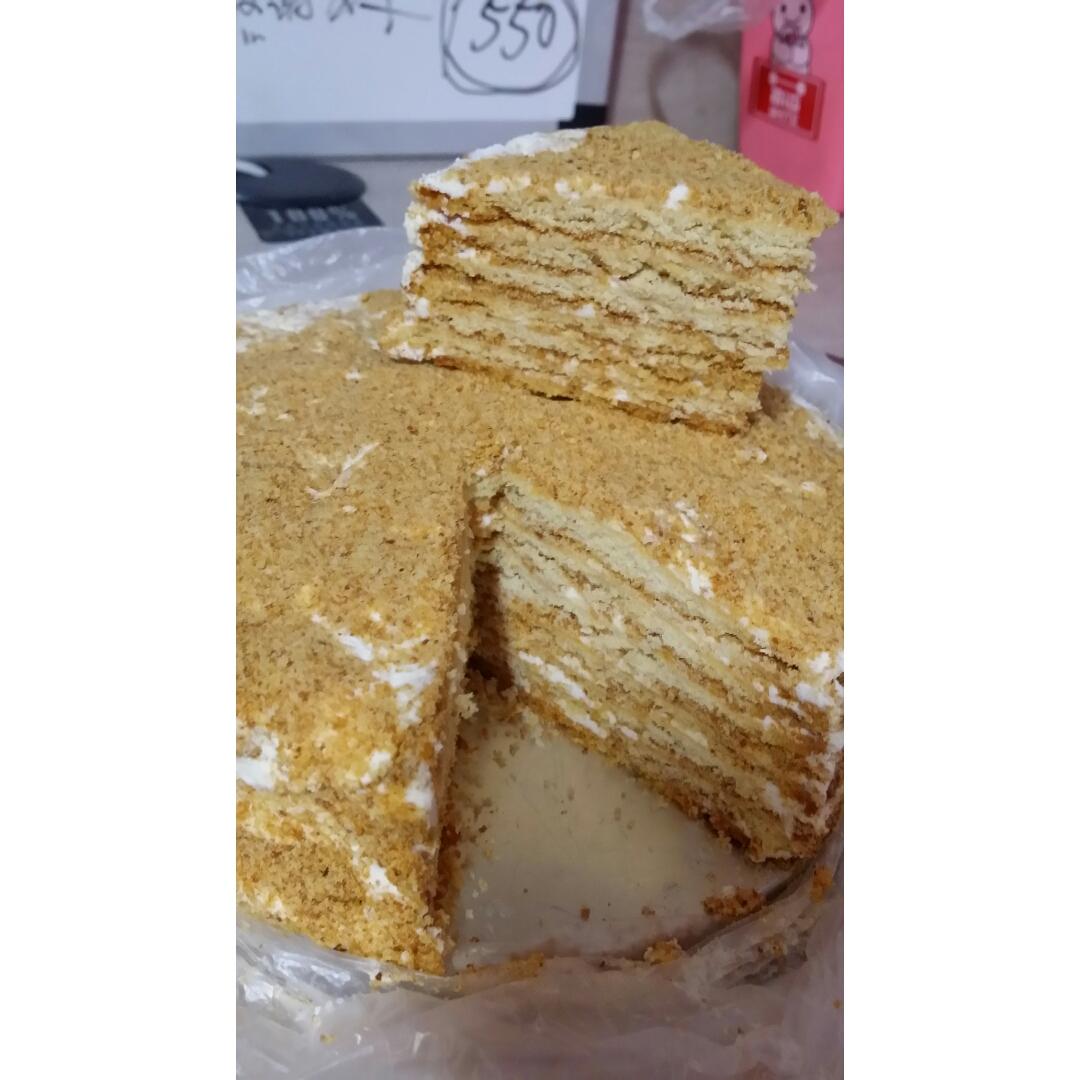 俄罗斯蜂蜜蛋糕   千层蛋糕【又名提拉米苏】