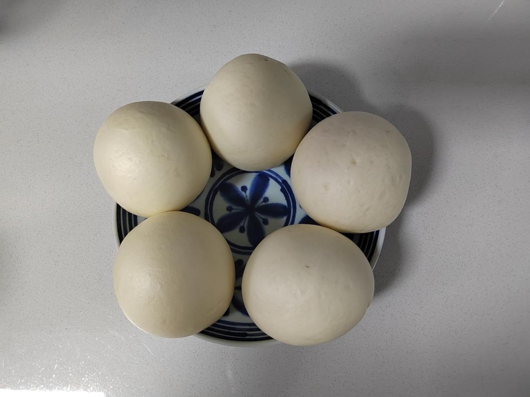 超好吃有豆豆的豆沙包，一次发酵（红豆包）