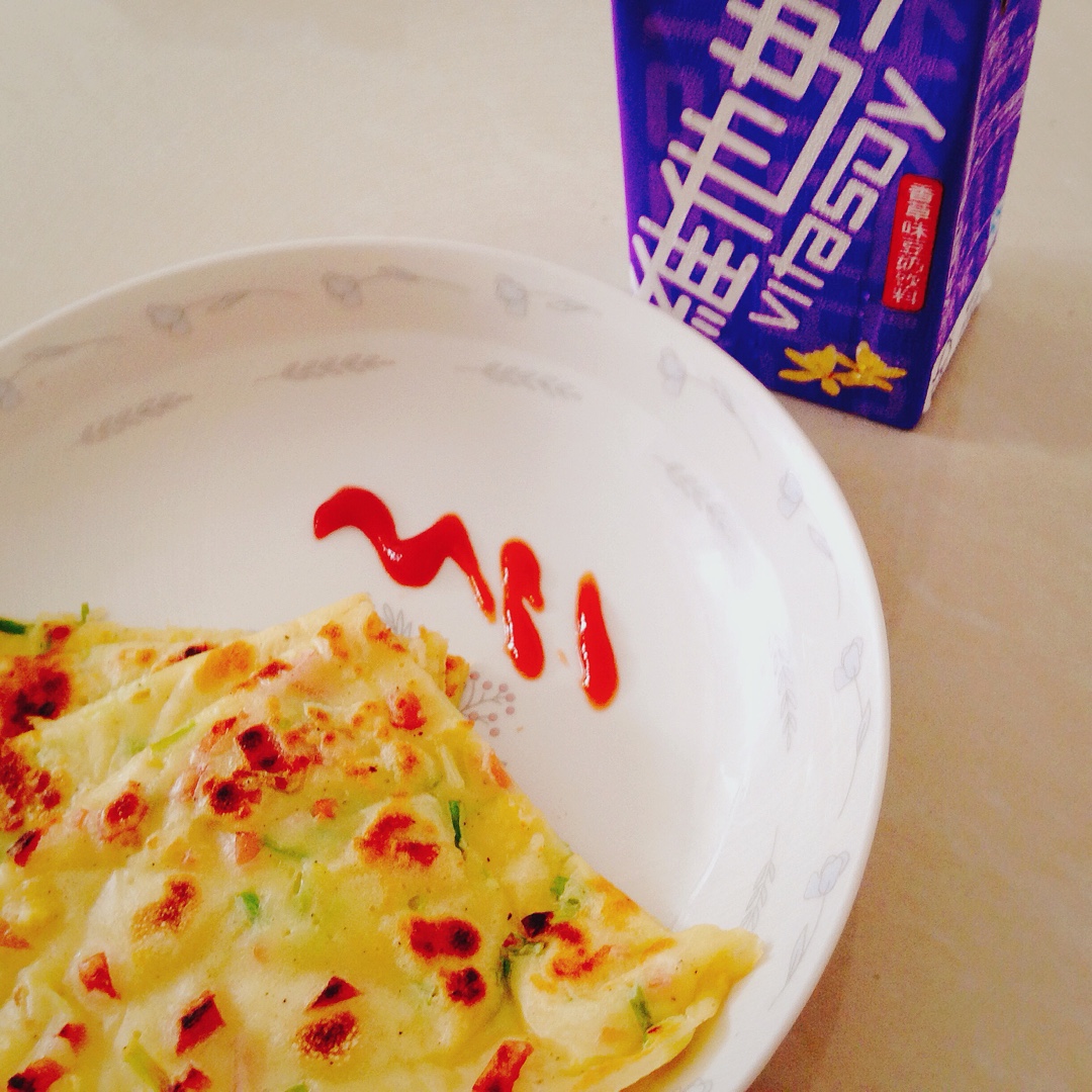葱花鸡蛋饼