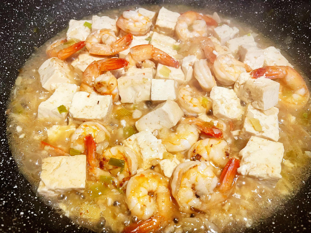 虾仁老豆腐