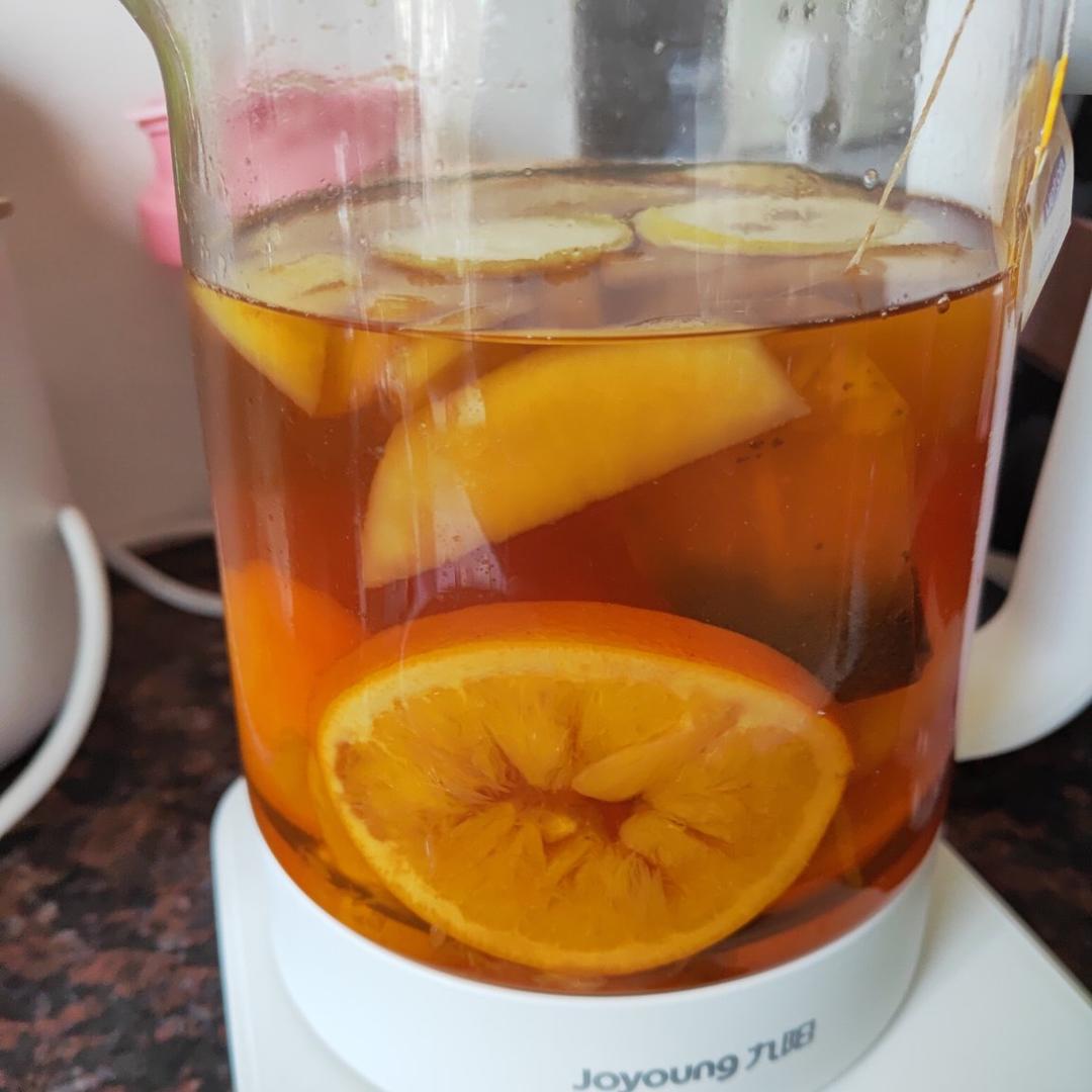 巨好喝的苹果香橙茶