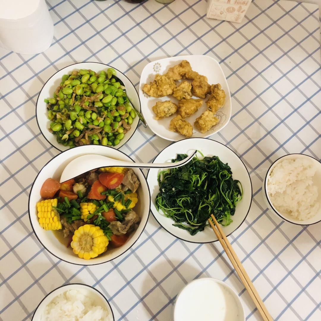 豆子炒肉