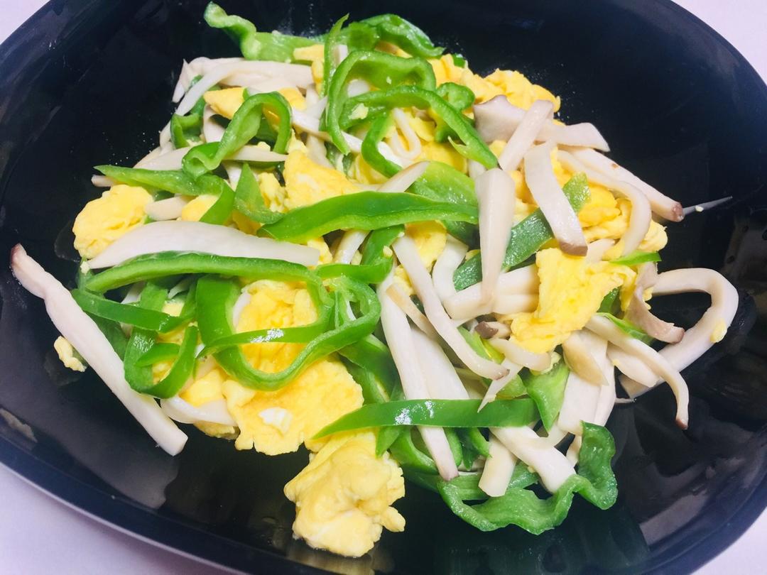 青椒杏鲍菇炒蛋