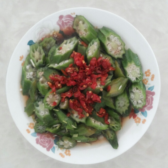 葱油秋葵