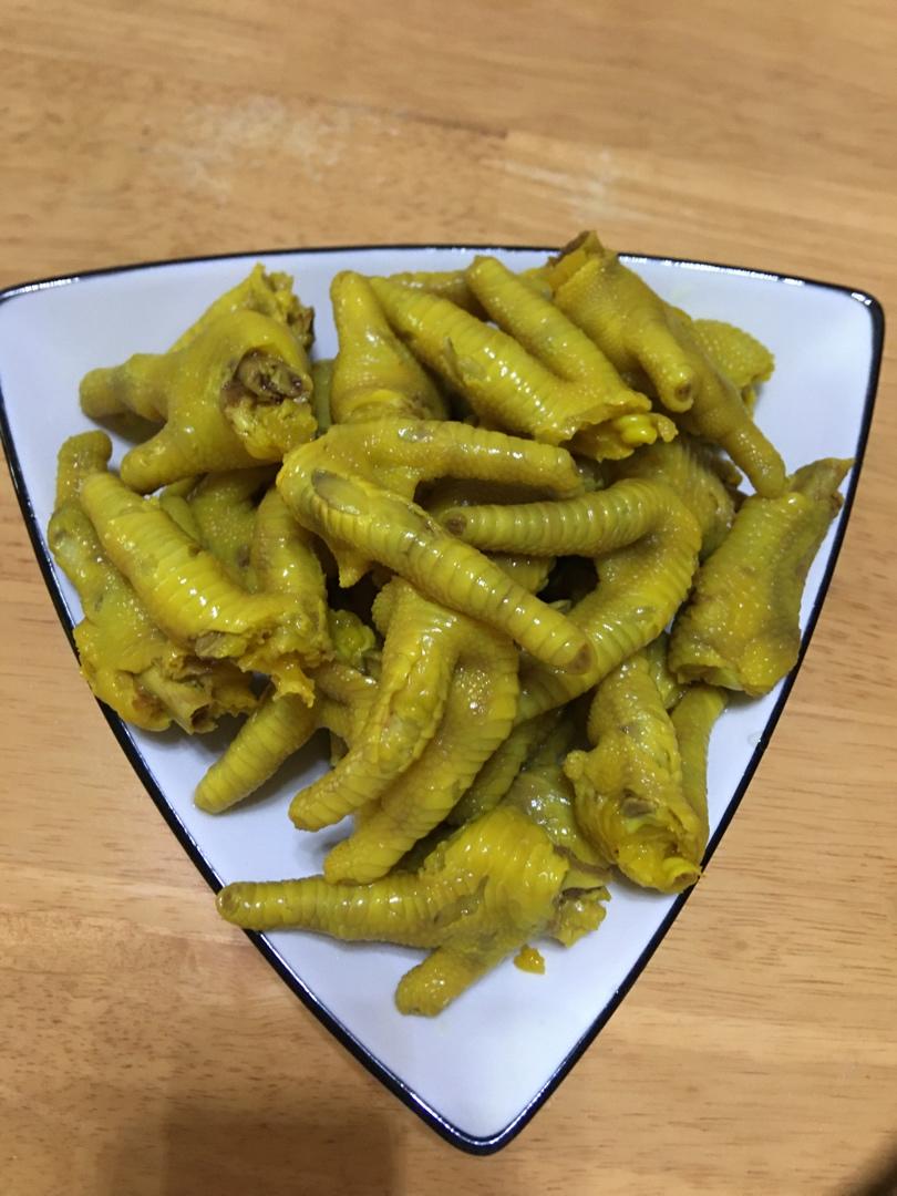 盐焗鸡爪/鸡尖（水焗法），皮脆，筋Q，咸香可口