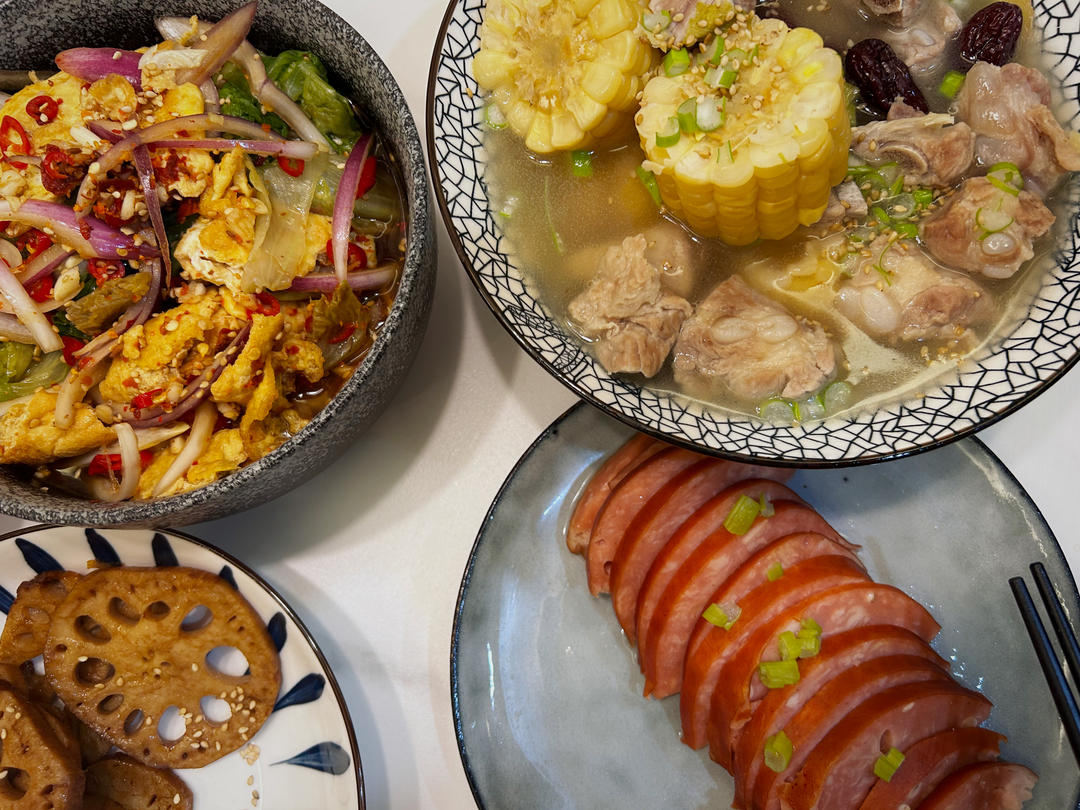 🔥一辈子吃不胖的减脂餐‼️鸡蛋拌生菜～～