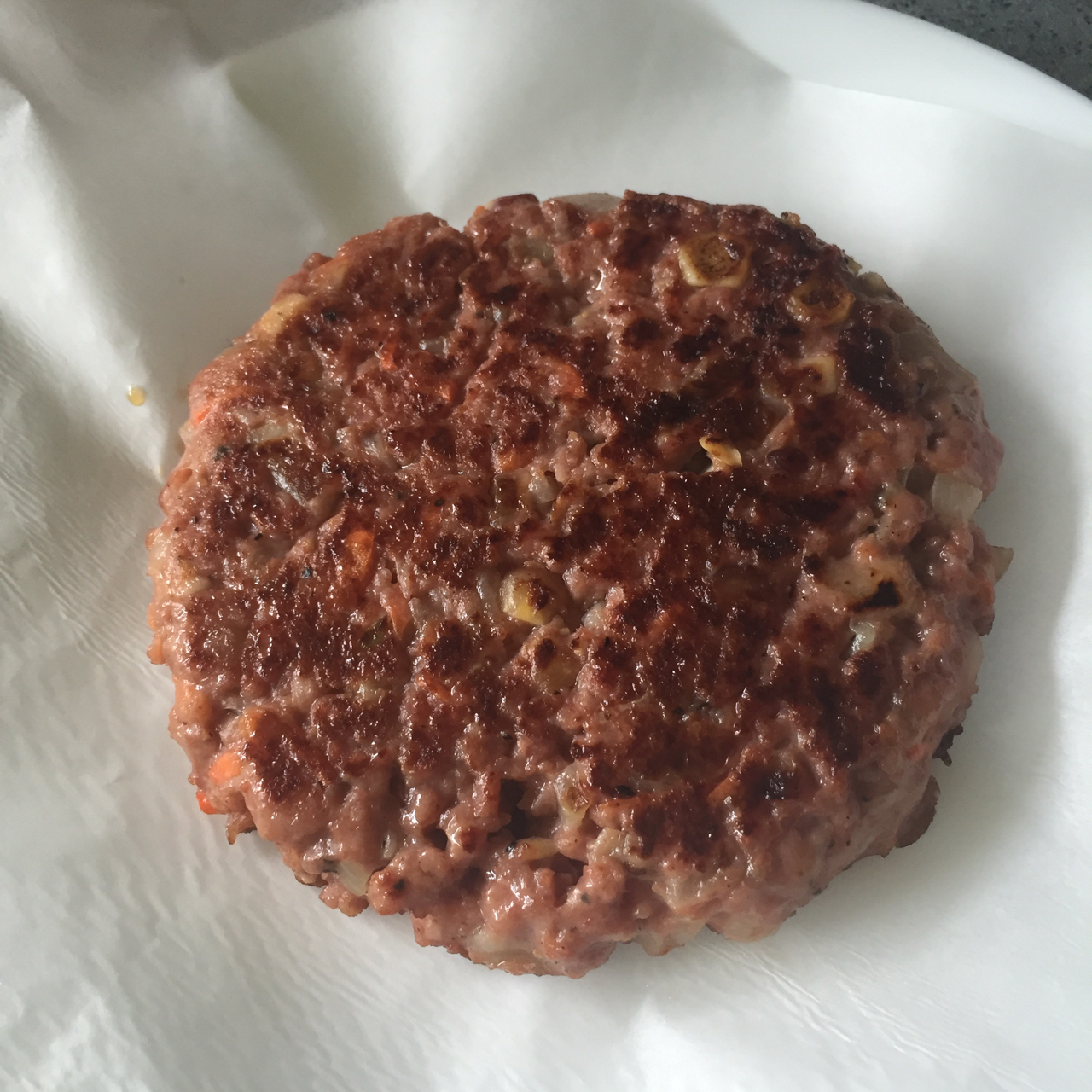 肉多汁的快手汉堡牛肉饼